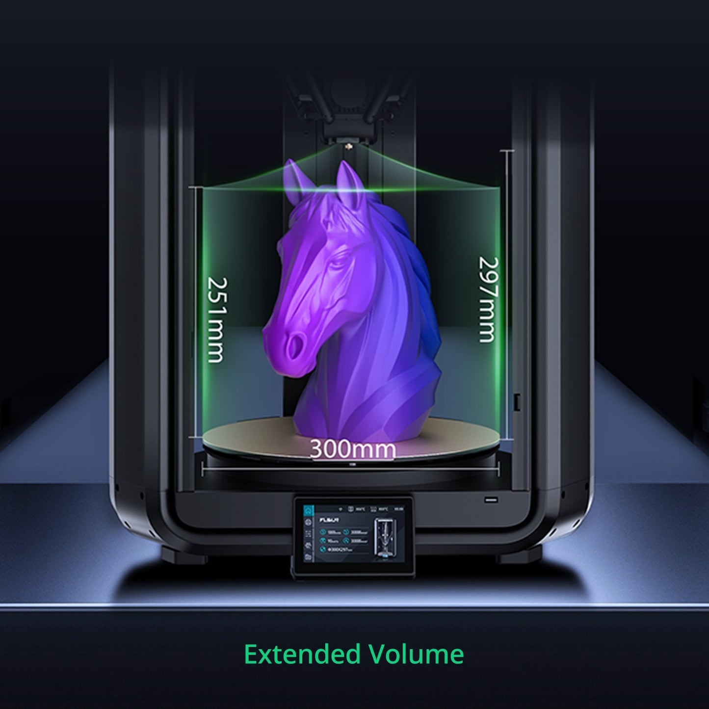 Flsun T1 Max - High-speed delta with large installation space