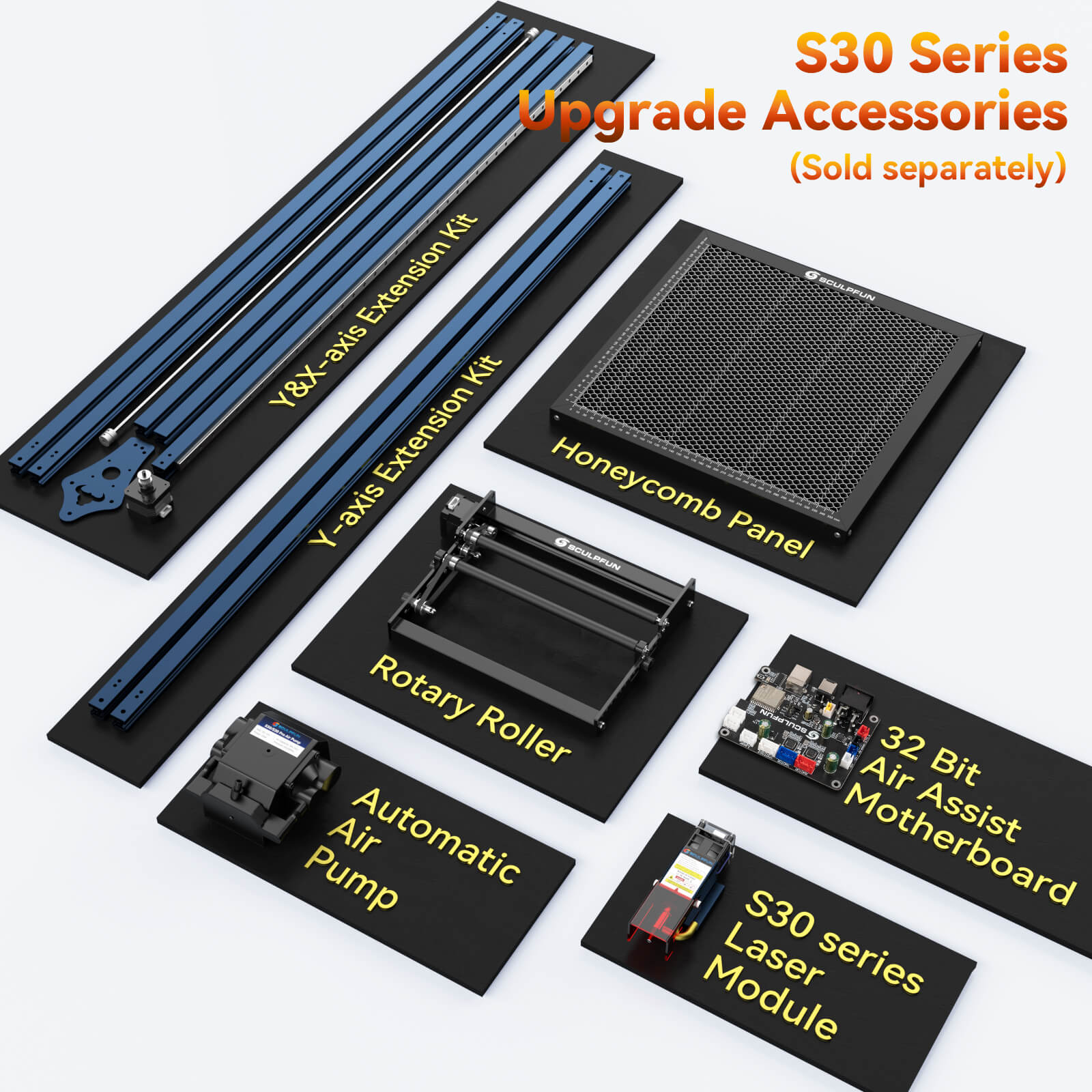 SCULPFUN S30 Pro: 10W Laser Engraving Machine with Automatic Air-Assist