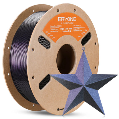 PLA Burnt Titanium Filament - 1.75mm±0.03mm (1kg) 