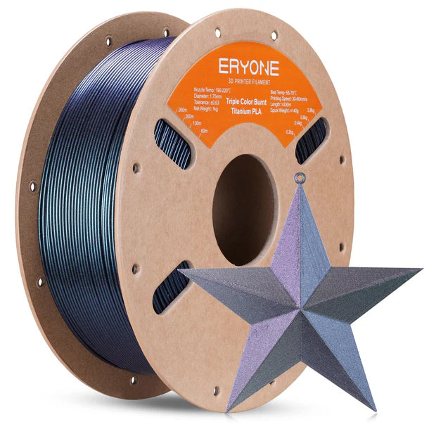 PLA Burnt Titanium Filament - 1.75mm±0.03mm (1kg) 