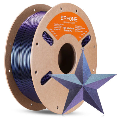 PLA Burnt Titanium Filament - 1.75mm±0.03mm (1kg) 