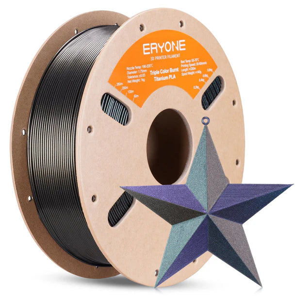 PLA Burnt Titanium Filament - 1.75mm±0.03mm (1kg) 