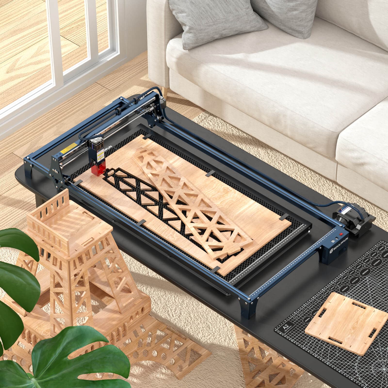 SCULPFUN H3 Laser Cutting Honeycomb Panel Workbench  400x800mm