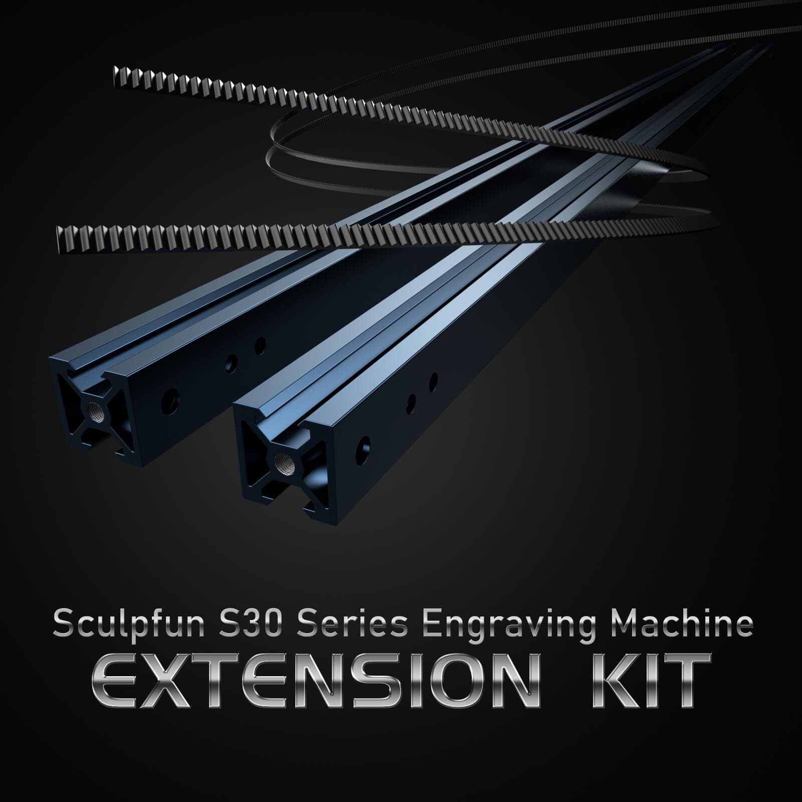 SCULPFUN Y Axis Expansion Kit Only For S30 / S30 Pro/  S30 Pro Max Engraving Machine