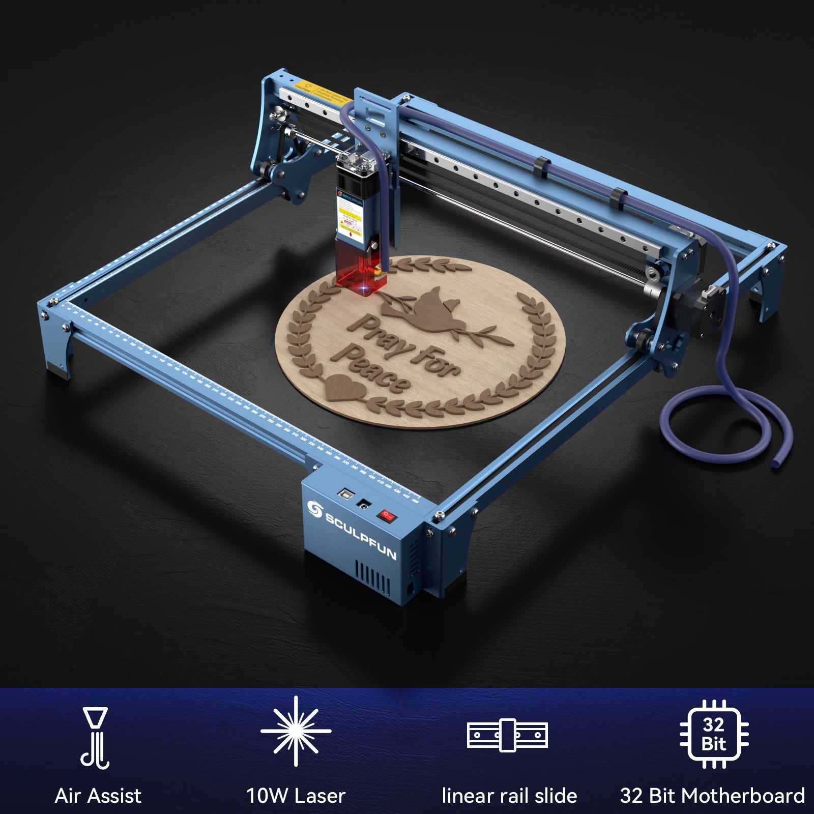 SCULPFUN S10 10W Laser Engraver Machine