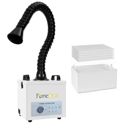 Fumeclear FC-100A Solder Fume Extractor HEPA Activated Carbon Filter
