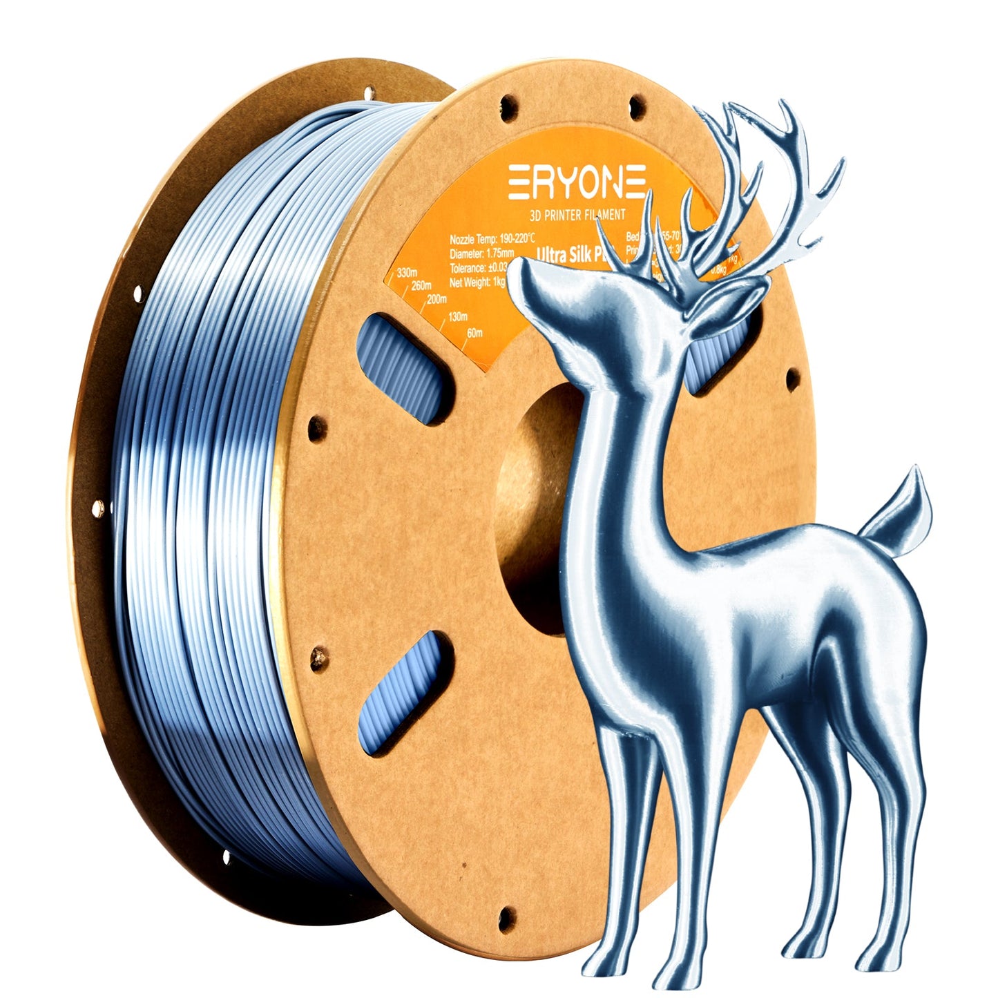 PLA Ultra Silk Filament - 1.75mm±0.03mm (1kg)