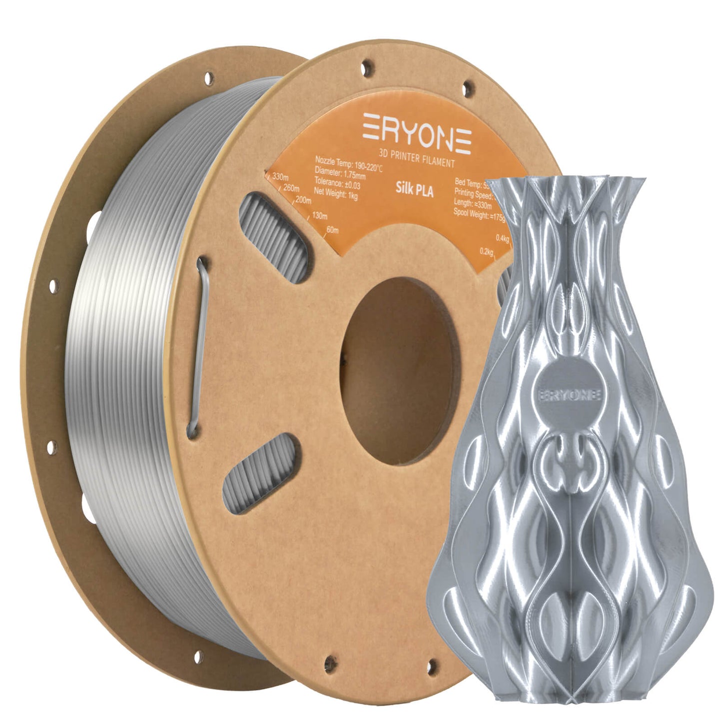 PLA Silk Filament - 1.75mm±0.03mm (1kg)