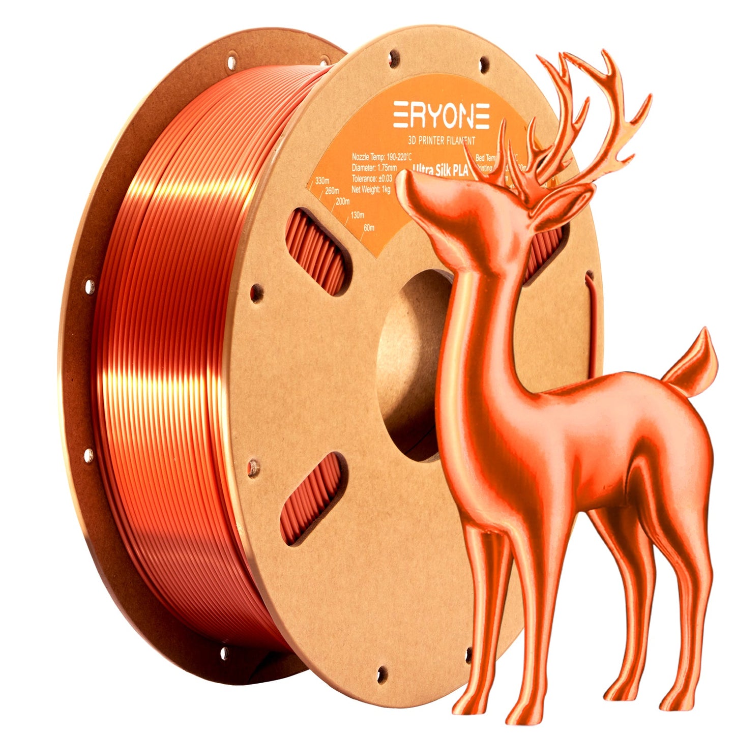 PLA Ultra Silk Filament - 1.75mm±0.03mm (1kg)