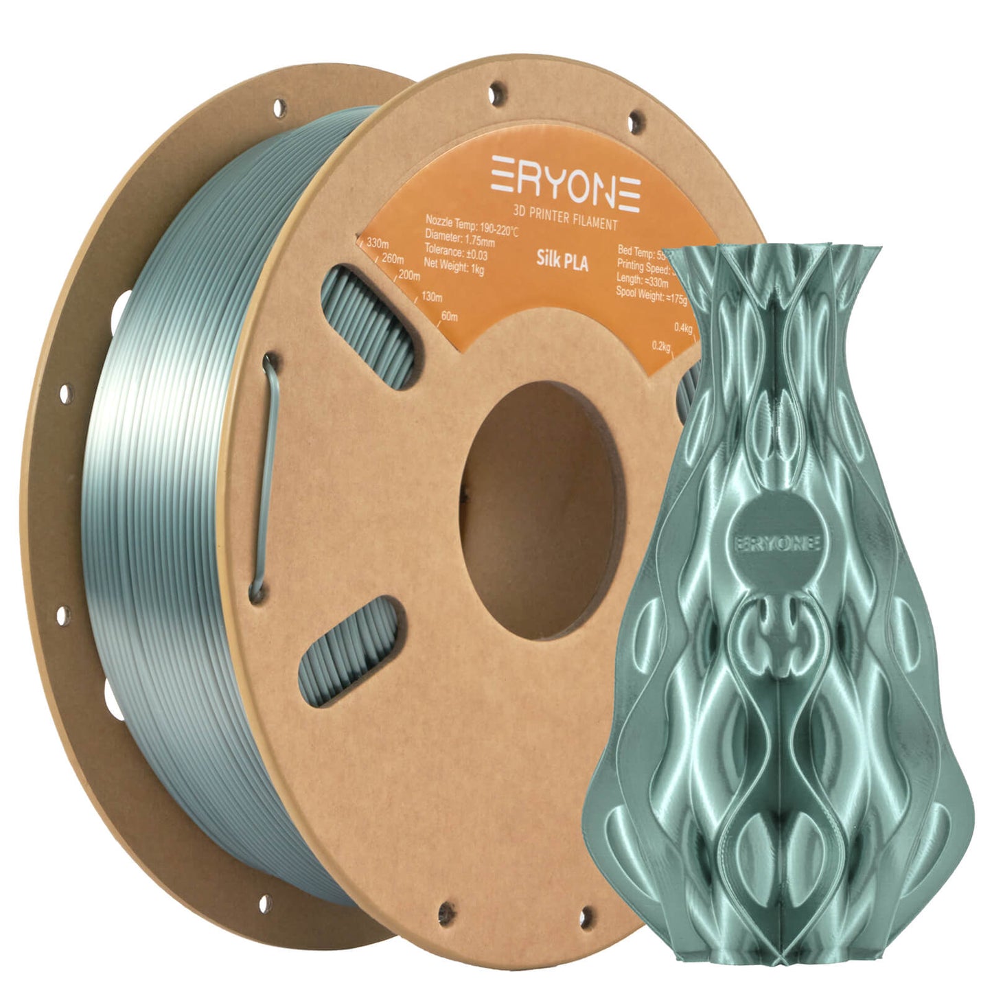 PLA Silk Filament - 1.75mm±0.03mm (1kg)