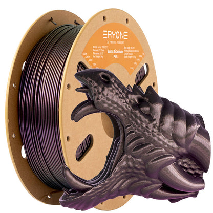PLA Burnt Titanium Filament - 1.75mm±0.03mm (1kg)
