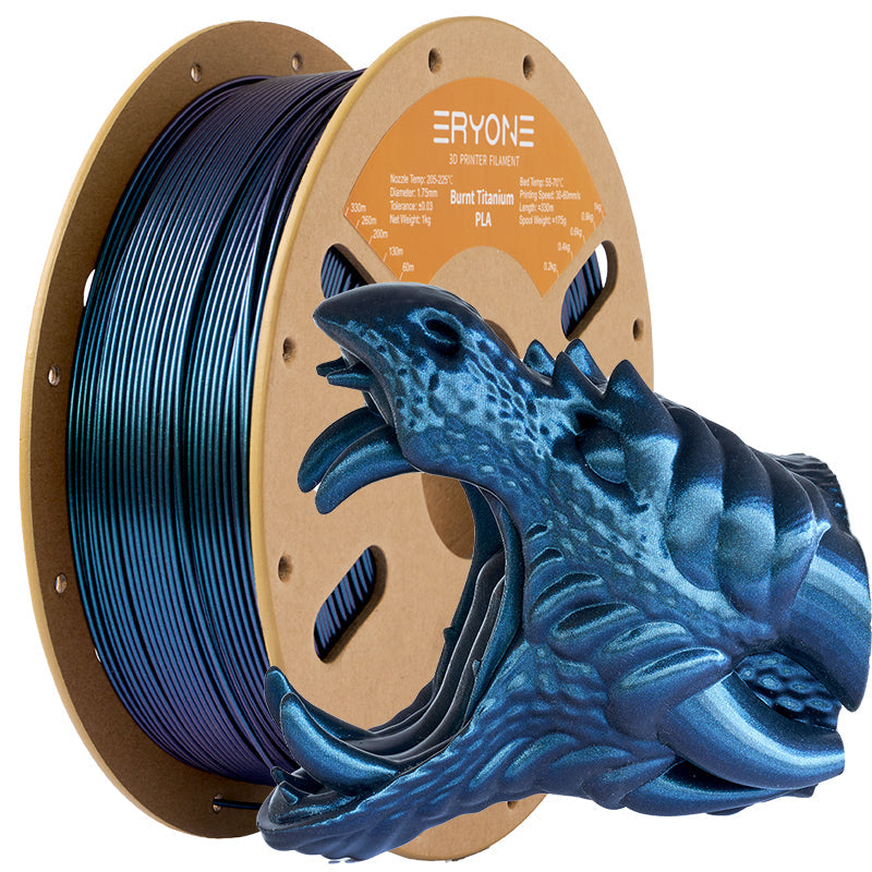 PLA Burnt Titanium Filament - 1.75mm±0.03mm (1kg)