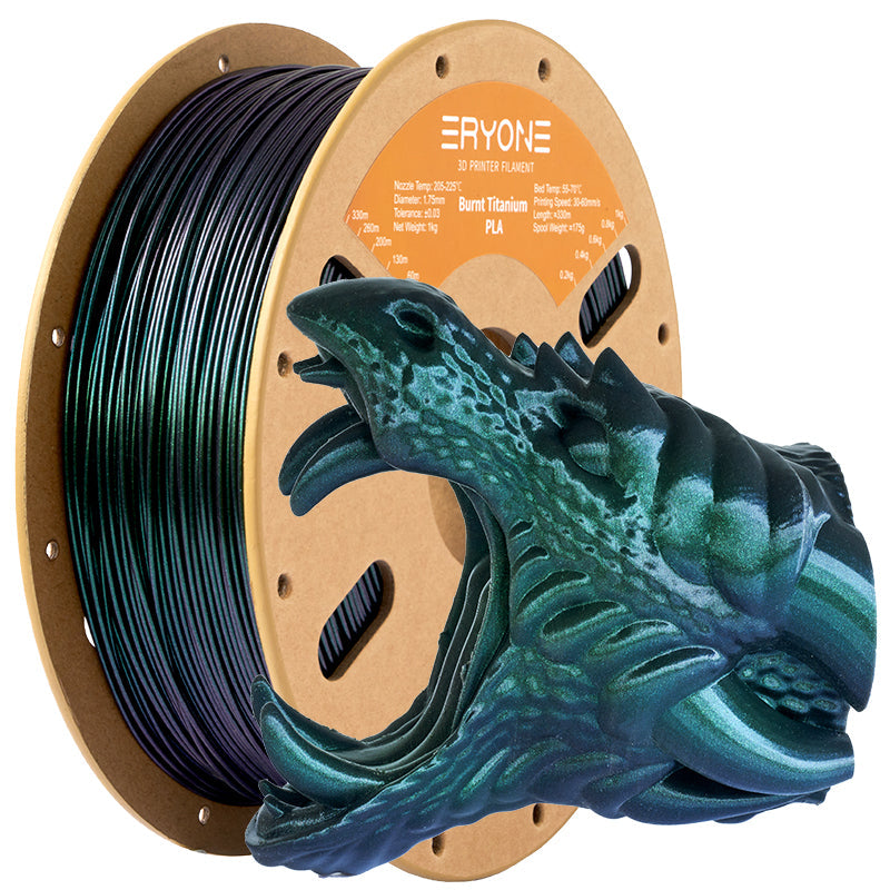 PLA Burnt Titanium Filament - 1.75mm±0.03mm (1kg)