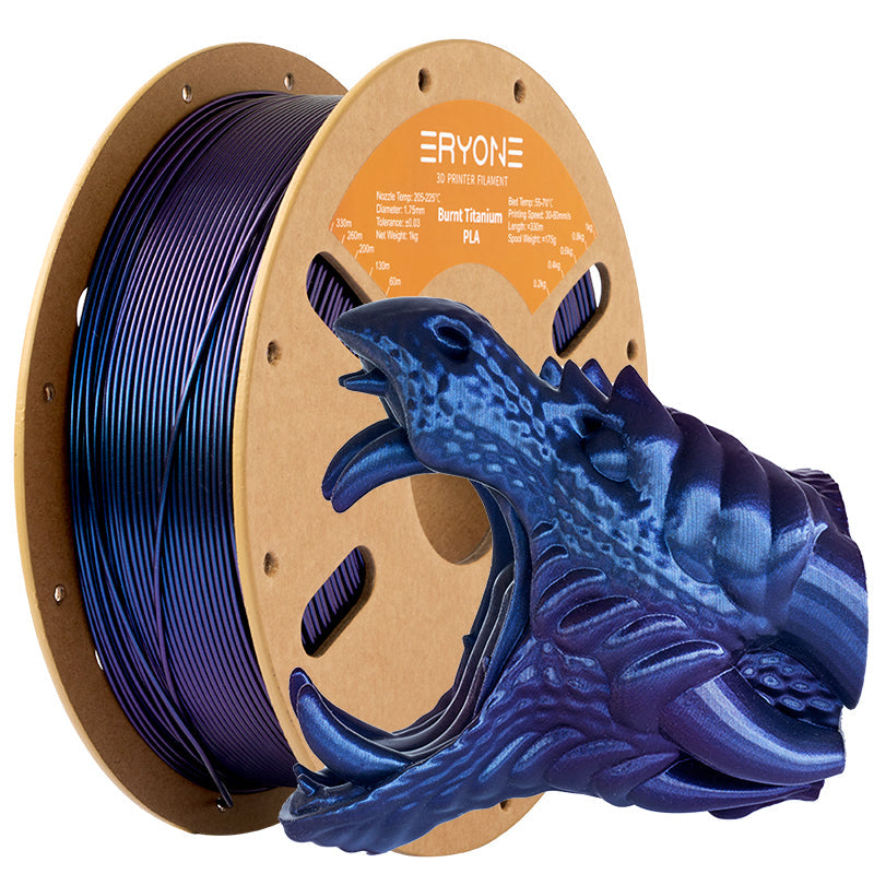 PLA Burnt Titanium Filament - 1.75mm±0.03mm (1kg)