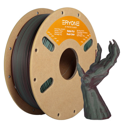 PLA Matte Dual-Color Filament - 1.75mm±0.03mm (1kg)