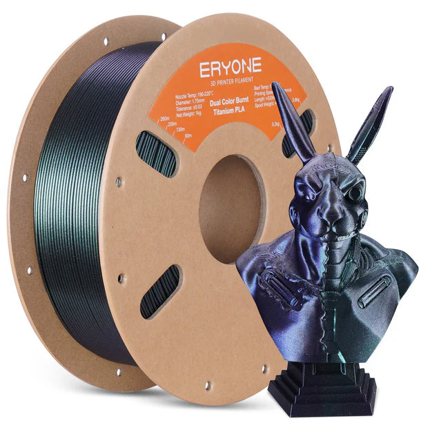 PLA Burnt Titanium Filament - 1.75mm±0.03mm (1kg) 