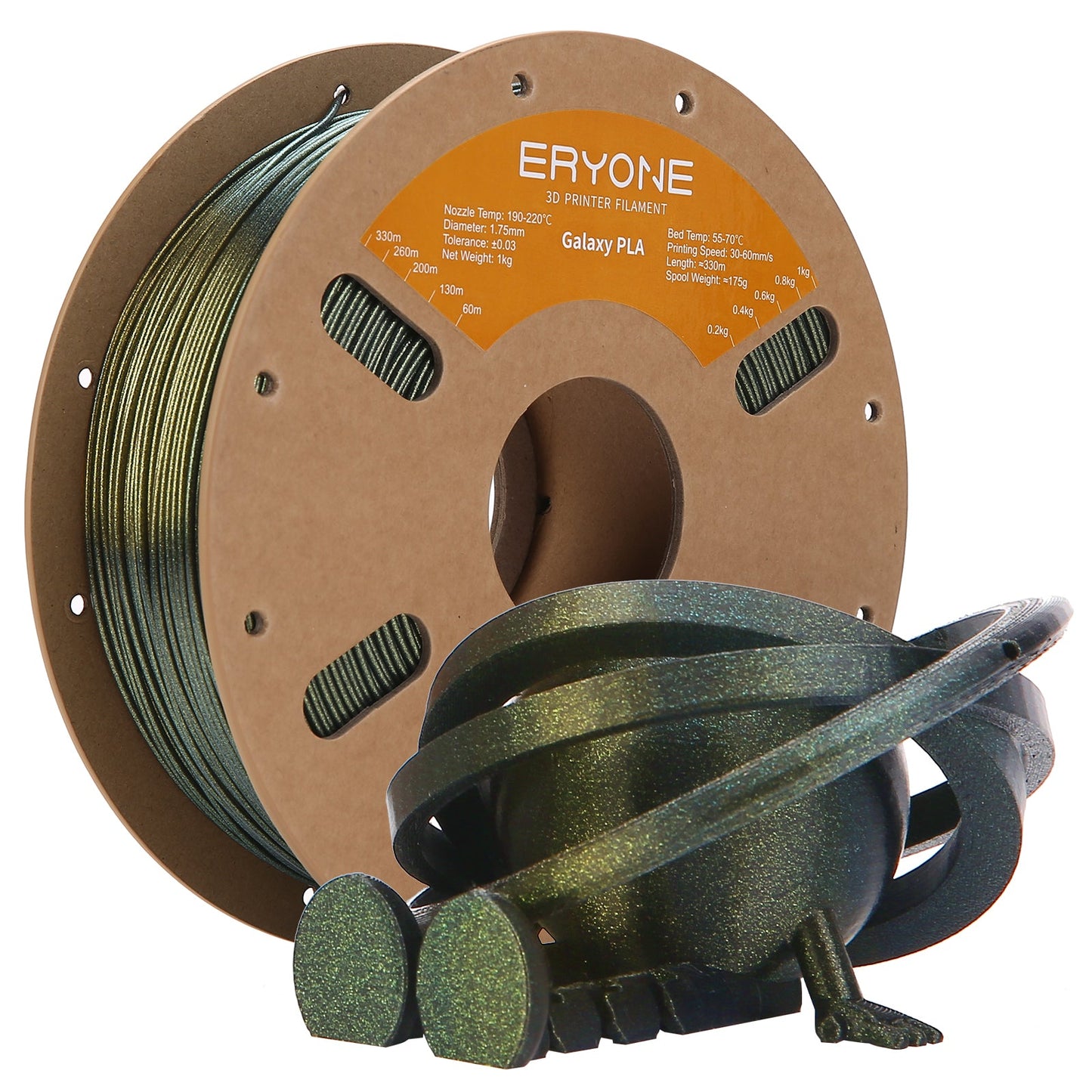 PLA Galaxy Sparkly Glitter Filament - 1.75mm±0.03mm (1kg)