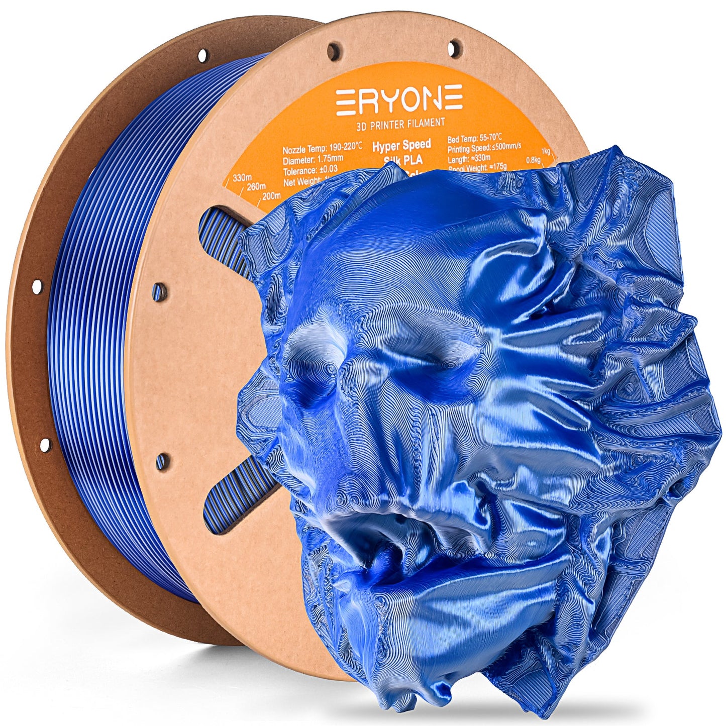 PLA Silk High-Speed Dual-Color Filament - 1.75mm±0.03mm (1kg)