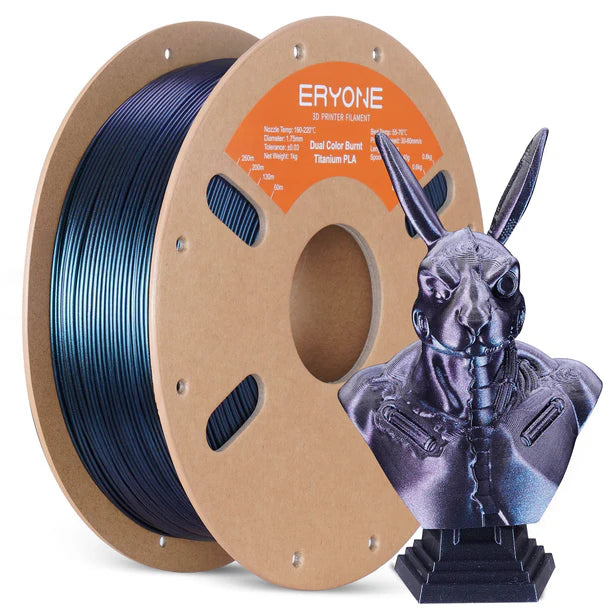 PLA Burnt Titanium Filament - 1.75mm±0.03mm (1kg) 