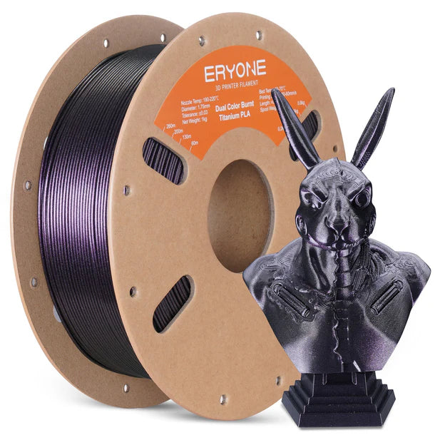 PLA Burnt Titanium Filament - 1.75mm±0.03mm (1kg) 