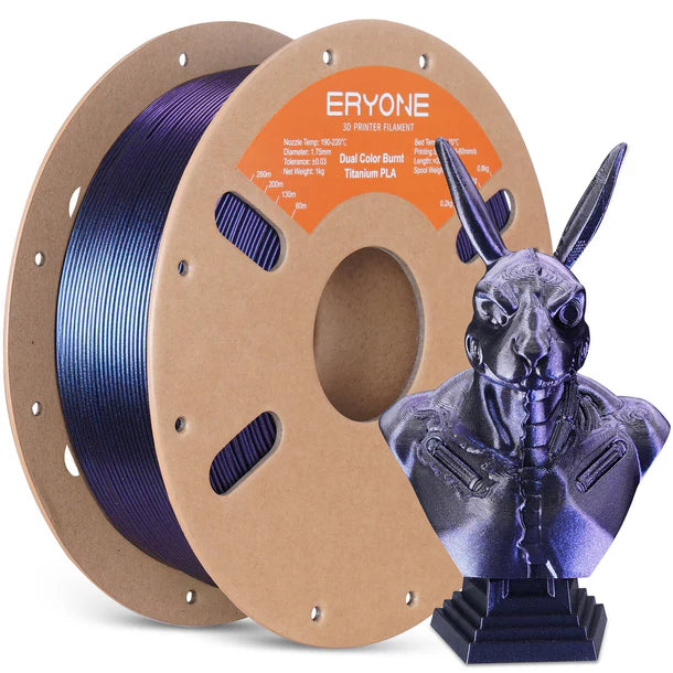 PLA Burnt Titanium Filament - 1.75mm±0.03mm (1kg) 