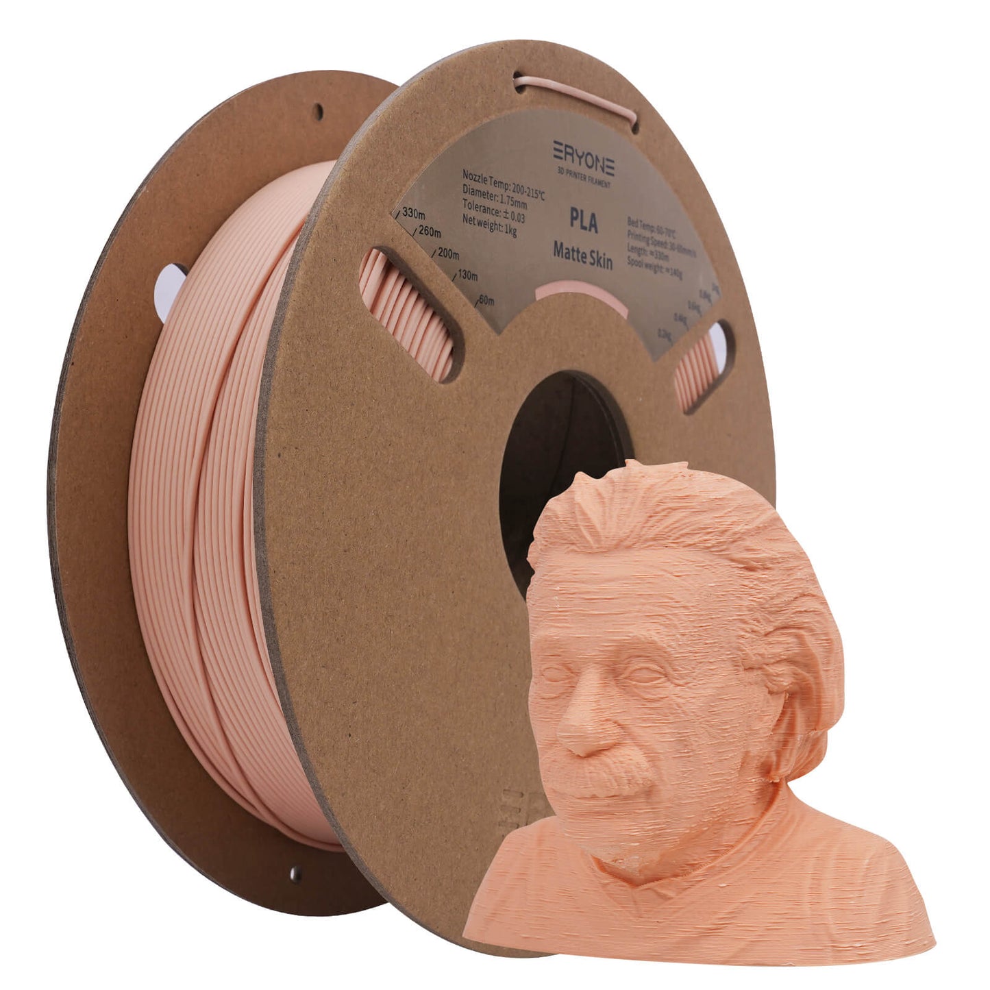 PLA Matte Filament - 1.75mm±0.03mm (1kg)