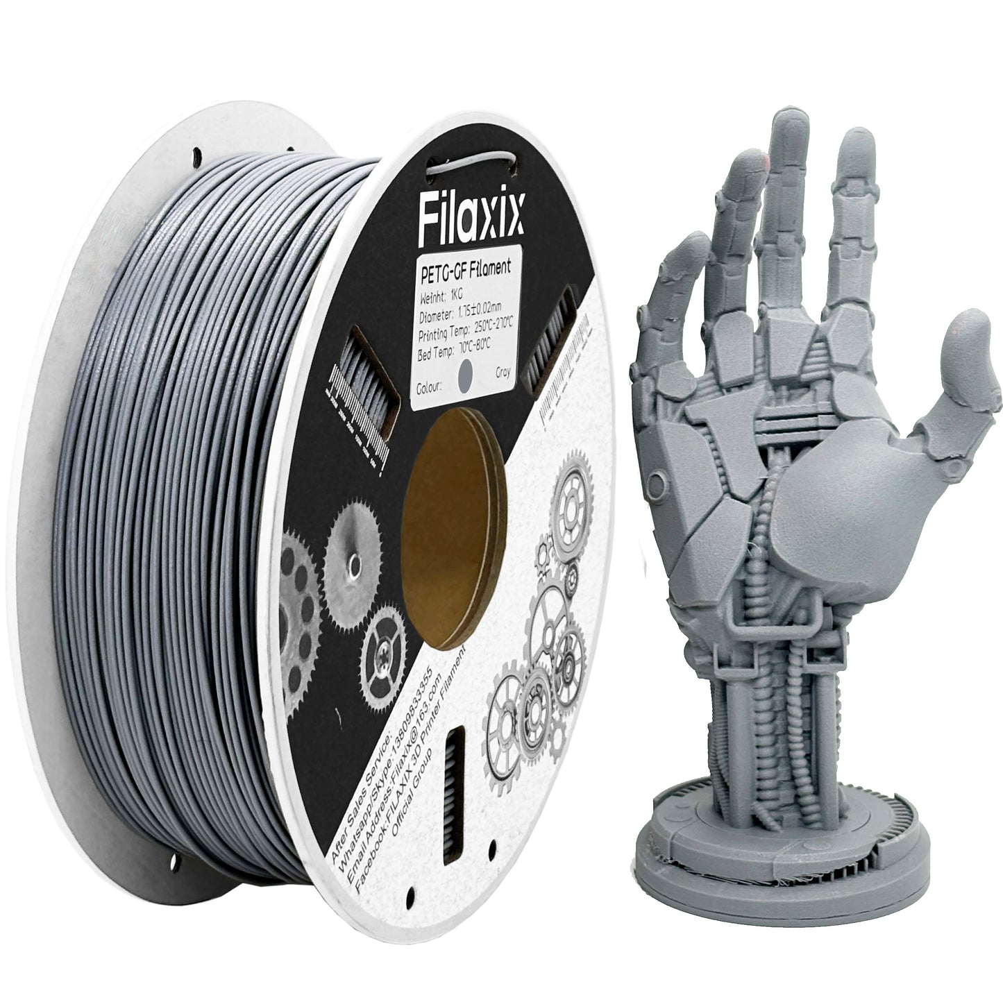 PETG-GF - Glass fiber reinforced PETG - Filaxix