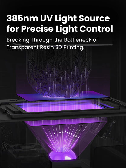 Uniformation GK3 Pro – High-resolution professional resin printer with 385 nm light source and active resin temperature control