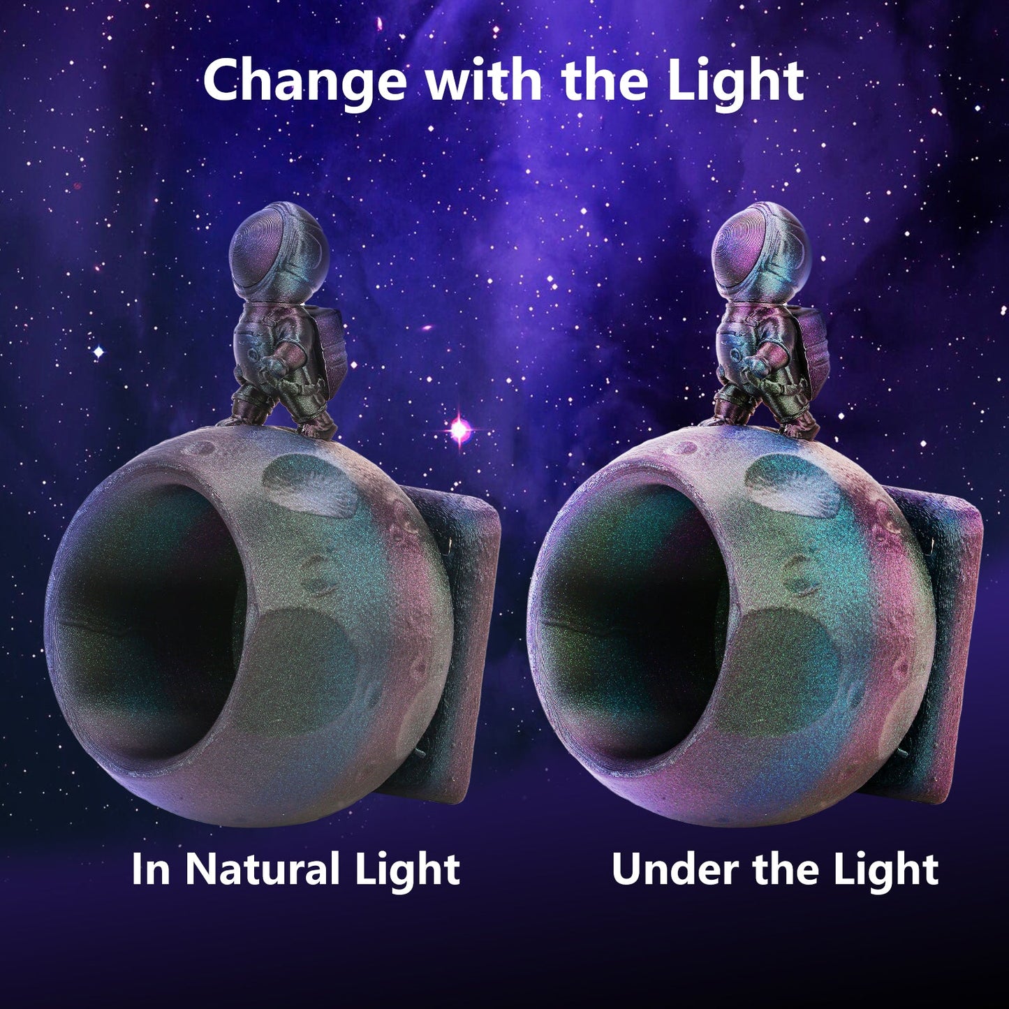 PLA Burnt Titanium Filament - 1.75mm±0.03mm (1kg)