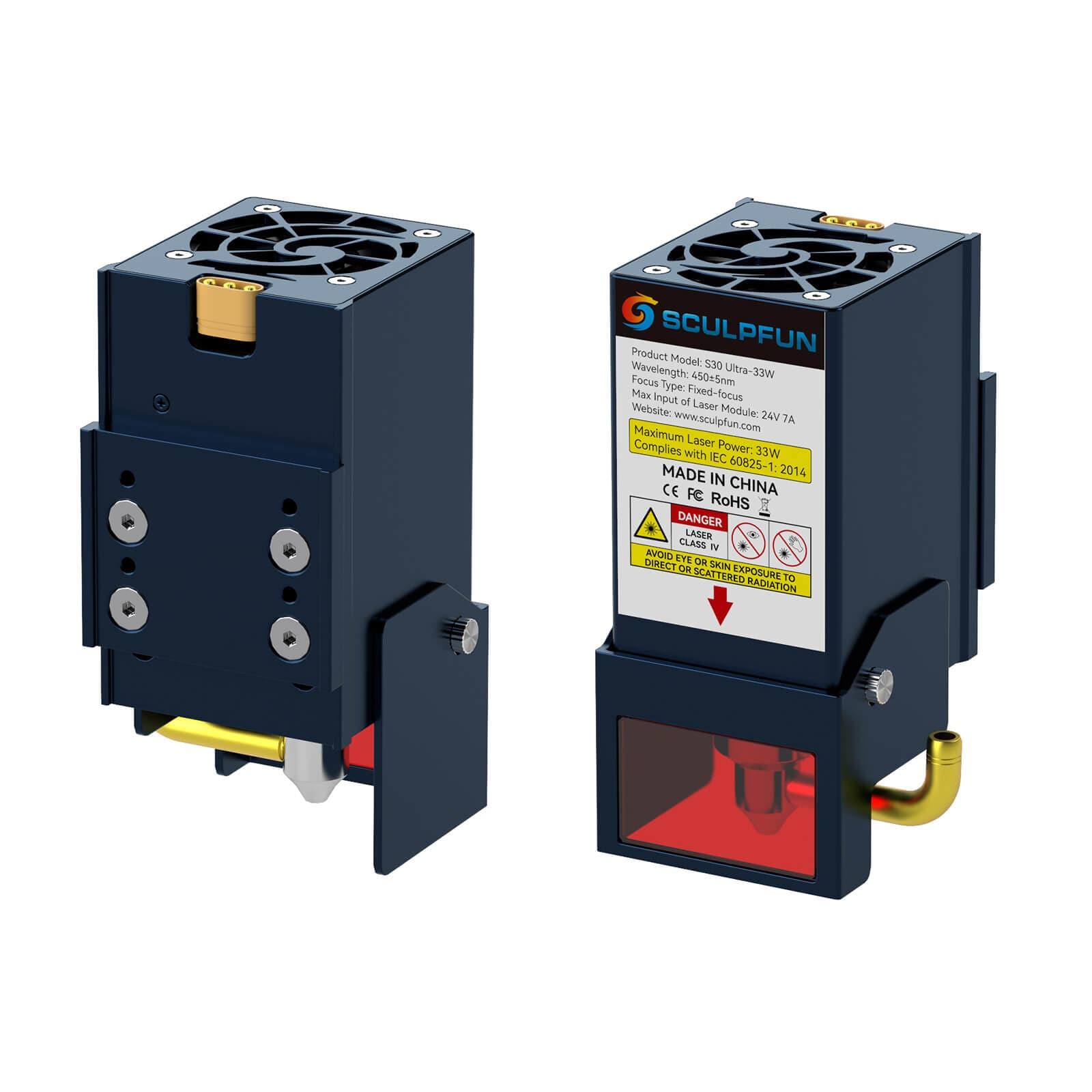 S30 Ultra 33W Laser Module Upgrade Kit for S30 Ultra Series / S30 Series / S9/ S6 / S6 Pro