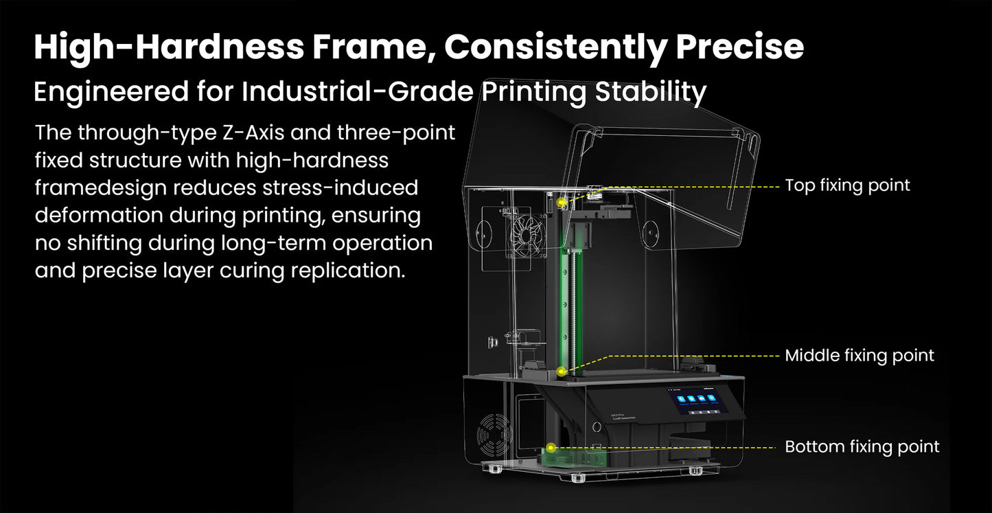 Uniformation GK3 Pro – High-resolution professional resin printer with 385 nm light source and active resin temperature control