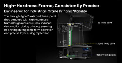 Uniformation GK3 Pro – High-resolution professional resin printer with 385 nm light source and active resin temperature control
