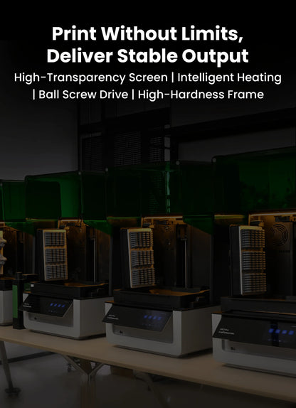 Uniformation GK3 Pro – High-resolution professional resin printer with 385 nm light source and active resin temperature control