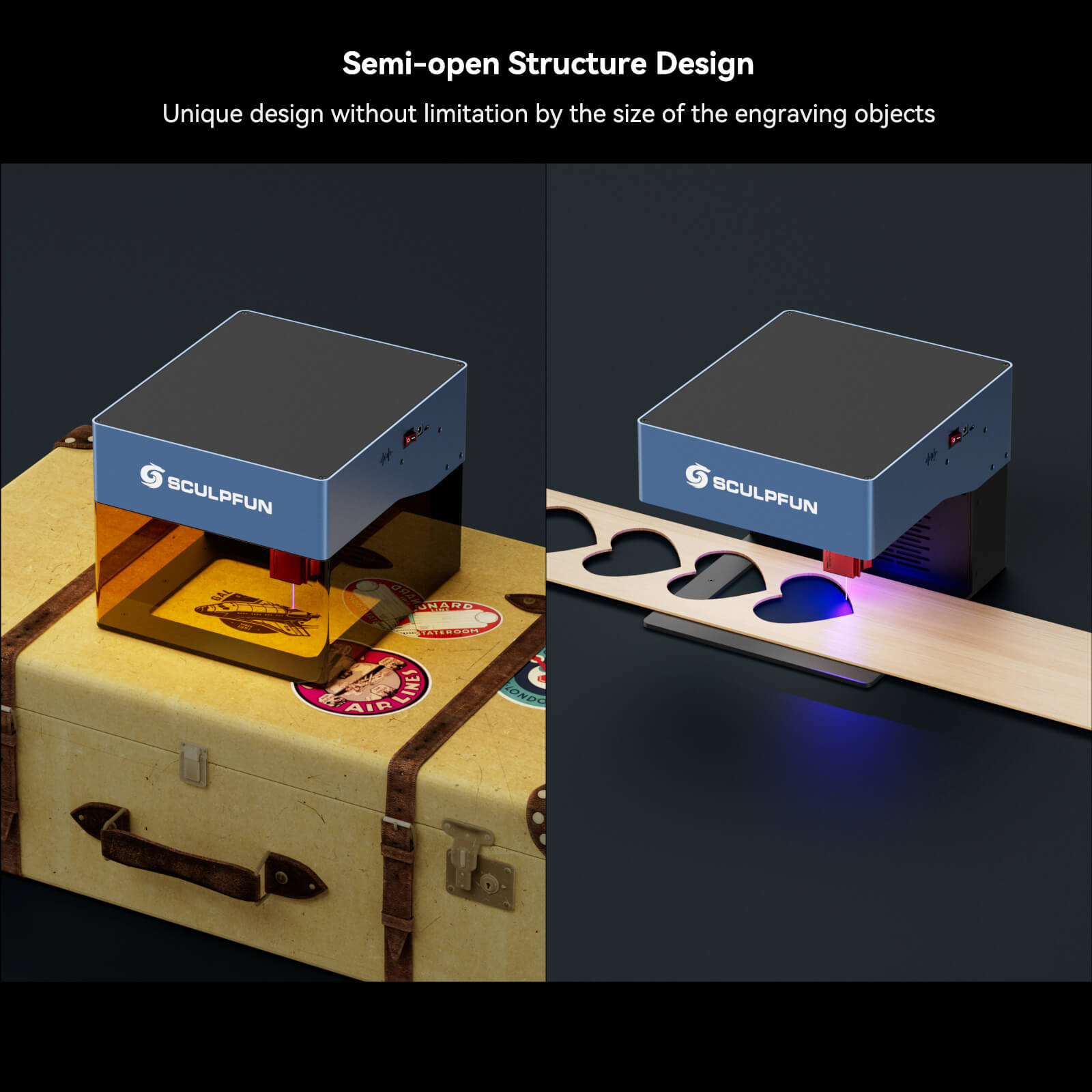 SCULPFUN iCube Pro 5W Portable Laser Engraving Machine