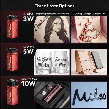 Sculpfun iCube Pro Max 10W Portable Laser Engraving Machine