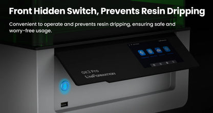 Uniformation GK3 Pro – High-resolution professional resin printer with 385 nm light source and active resin temperature control