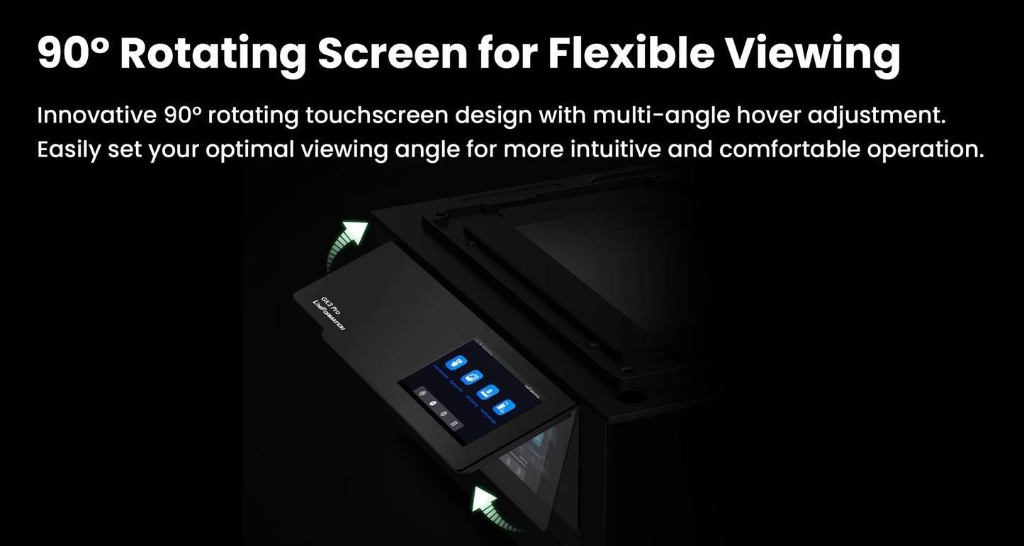 Uniformation GK3 Pro – High-resolution professional resin printer with 385 nm light source and active resin temperature control