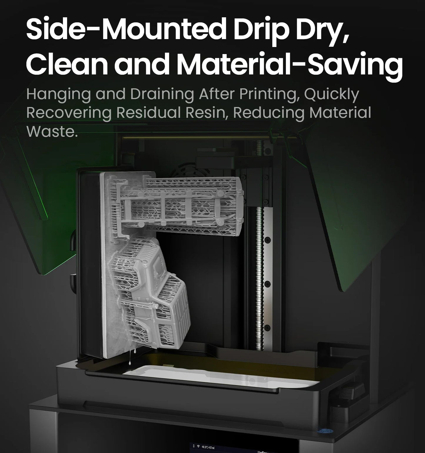 Uniformation GK3 Pro – High-resolution professional resin printer with 385 nm light source and active resin temperature control