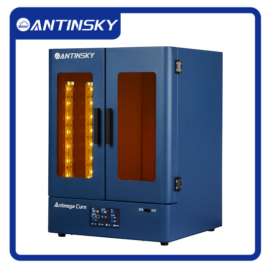 Antinsky Antmega Cure – Large-format UV post-curing with dual wavelength 385 nm + 405 nm