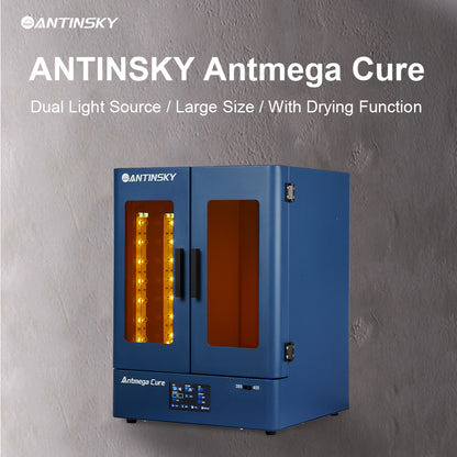 Antinsky Antmega Cure – Large-format UV post-curing with dual wavelength 385 nm + 405 nm