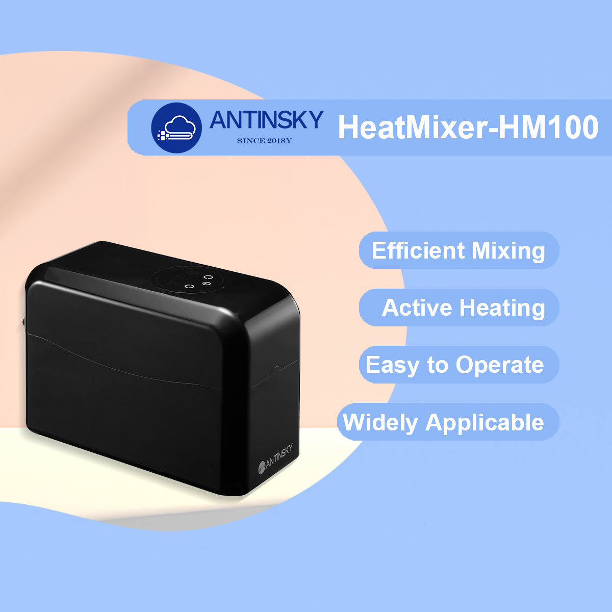 Antinsky HeatMixer HM100 – Intelligent mixing and heating of resin bottles
