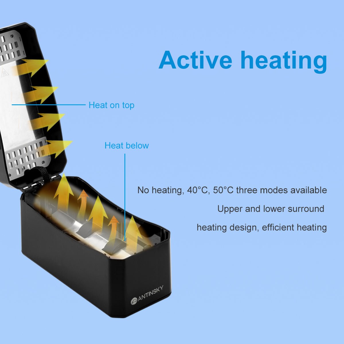 Antinsky HeatMixer HM100 – Intelligent mixing and heating of resin bottles