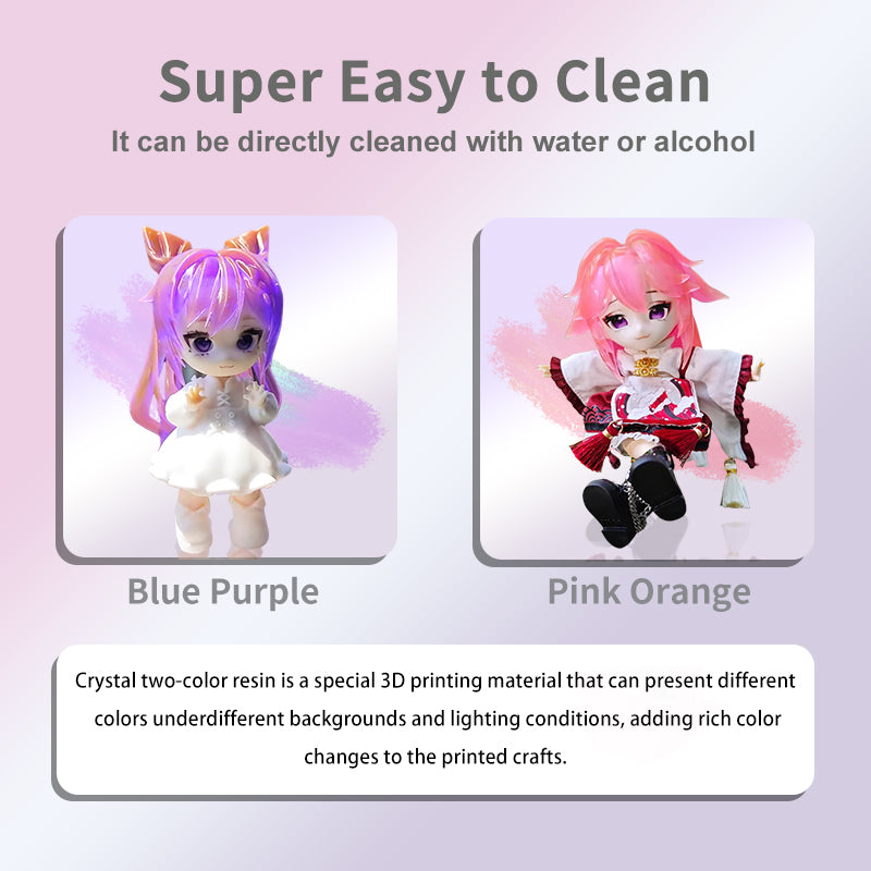 Crystal Bicolor Resin 