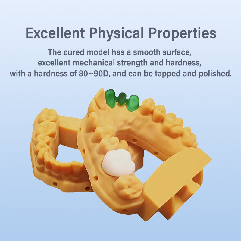 Resin for temporary dental models