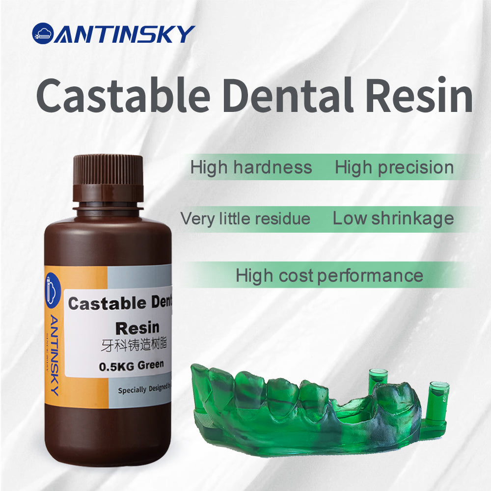 Resin for dental casting molds 
