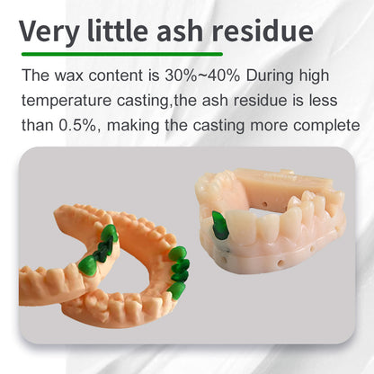 Resin for dental casting molds 