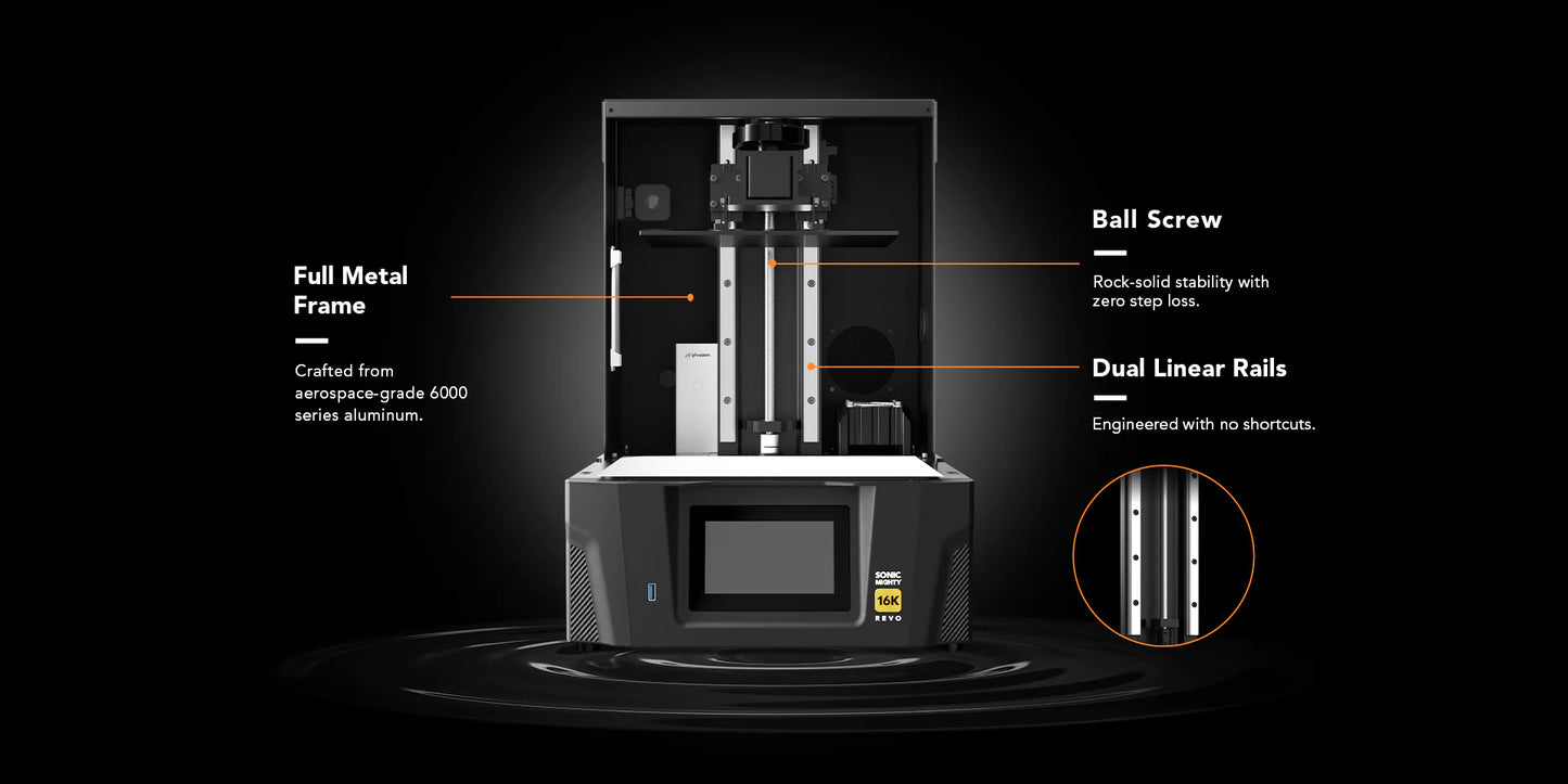 Phrozen Sonic Mighty Revo 16K – Large-format 16K resin printer for the highest detail demands