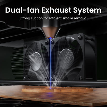 SCULPFUN E1 Pro Dual Laser Graviermaschine 21W + 3W IR 400 x 320 mm