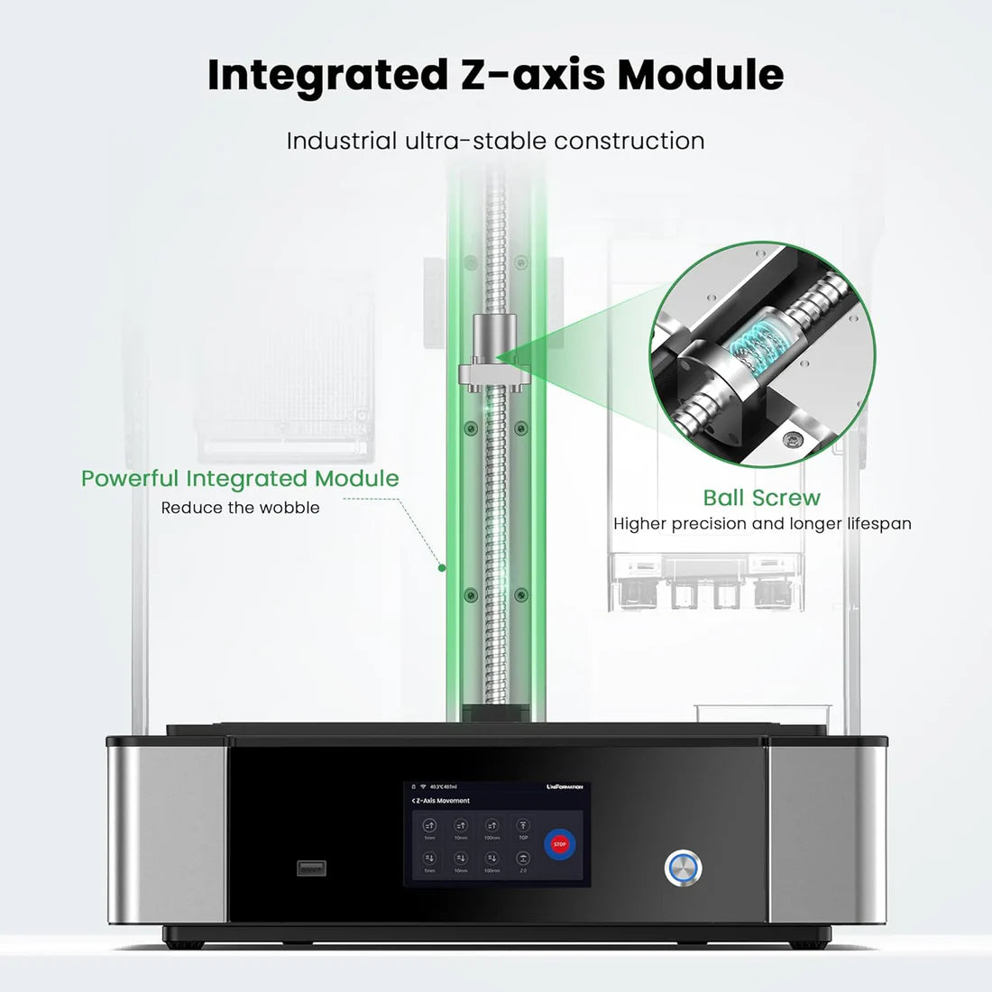 Uniformation GK3 Ultra – Large-format 16K professional resin printer with 405 nm UV