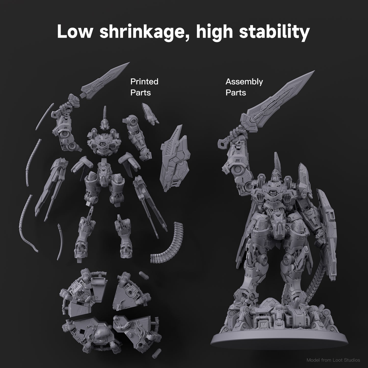 NOVA3D HexaCore Resin – Maximum Toughness & Mechanical Performance